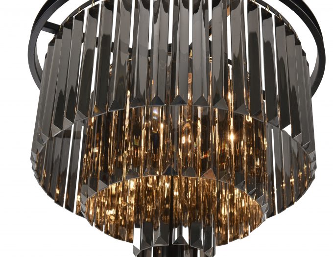 Flora Smoked Gulvlampe med marmorfot - Bilde 4