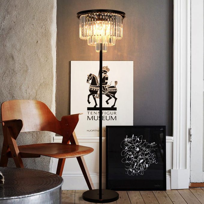 Flora Clear Gulvlampe med marmorfot - Bilde 3